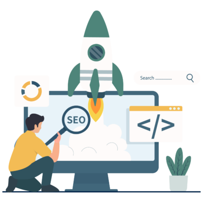 Grafik um Search Engine Optimierung darzustellen